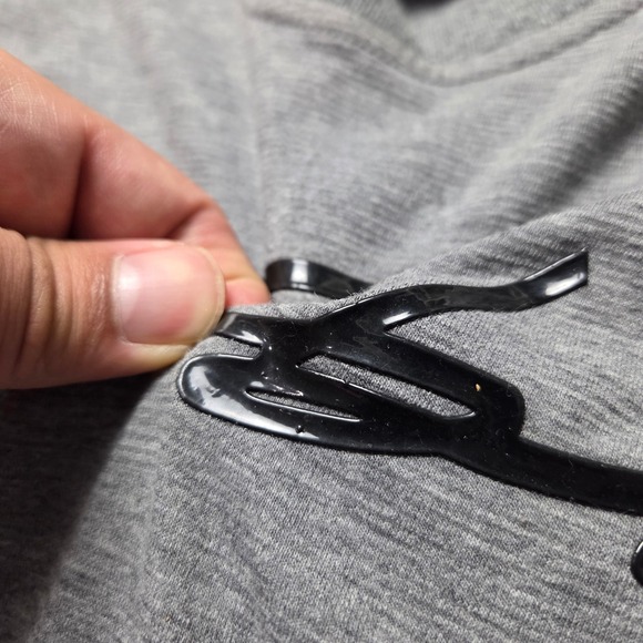 VTG FUBU Y2K Charcoal Gray Graphic Tee Size Large - Picture 5 of 8